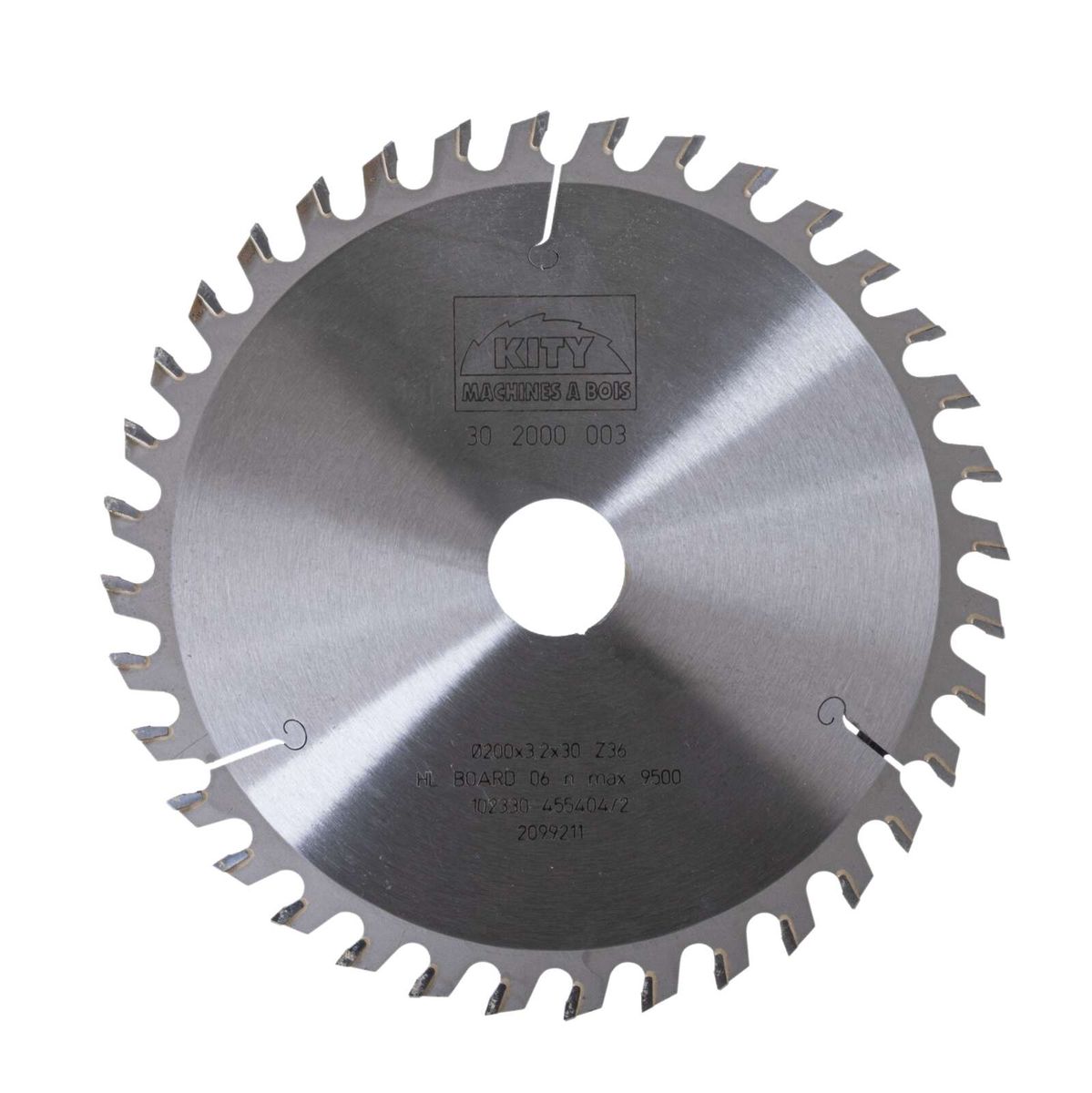 Scheppach-Stechblatt mit Markierung für Holzmaschinen, 200 mm Durchmesser