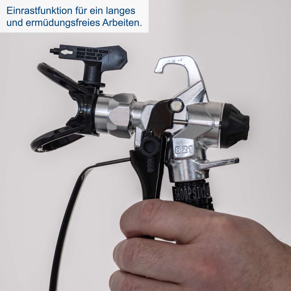 Handgelenkgriff mit Sicherheitsfunktion für ergonomisches Arbeiten