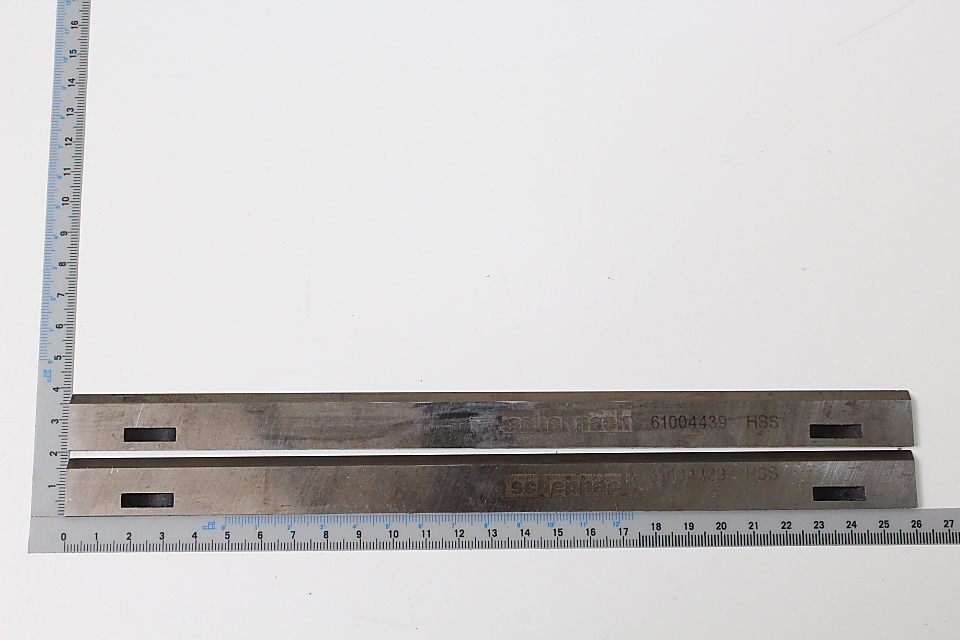 Scheppach-Hobelmesser (HSS), 260 mm Länge, Teil der Set 'Hobelmesser HSS 260x17.5x2.9mm'