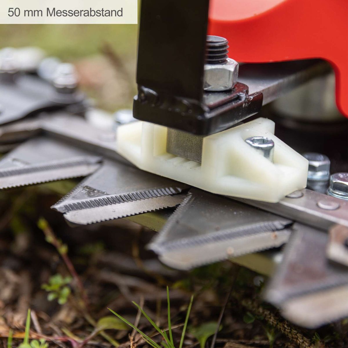 @Scheppach: Messabstand für Messer auf 50 Millimeter eingestellt