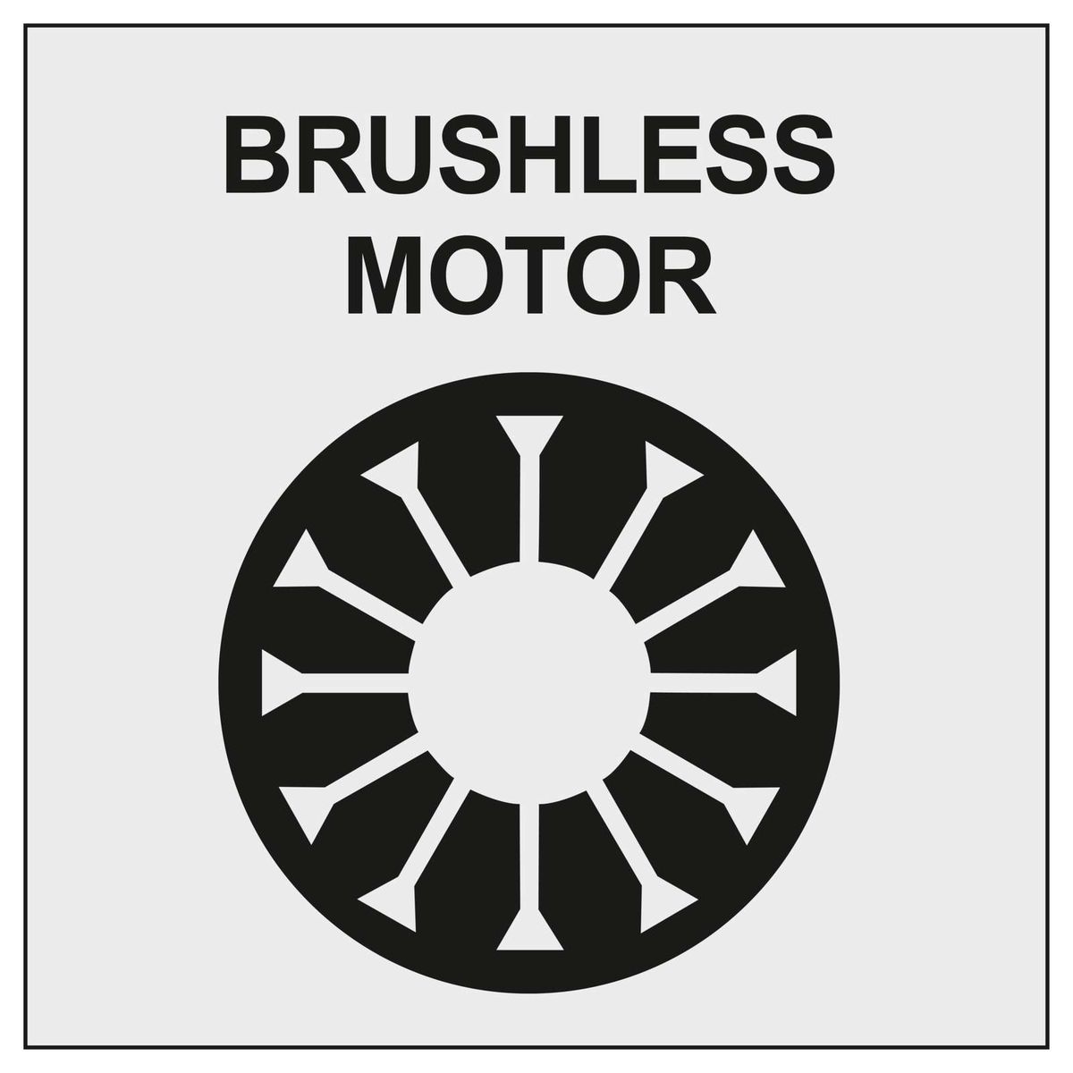 Der Scheppach Mähroboter RRMA300 verfügt über einen bürstenlosen Motor für effizientes und wartungsarmes Mähen.