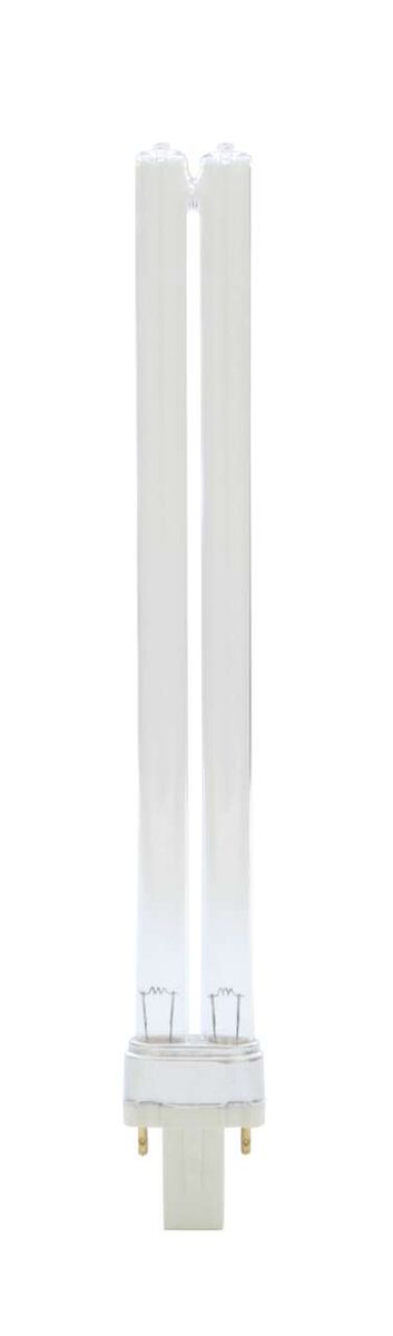 UV-Lampe für PFS8000 von Scheppach, 11 Watt, Sockel G23. Dargestellt von vorne.