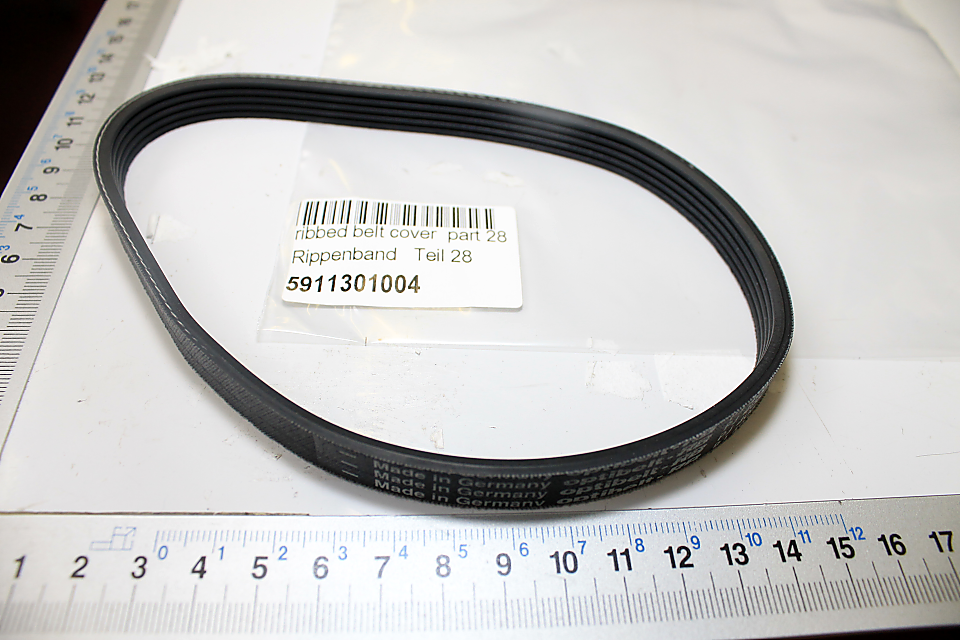Rippenband (Teil 28) für Scheppach-Produkt mit Seriennummer 5911301004