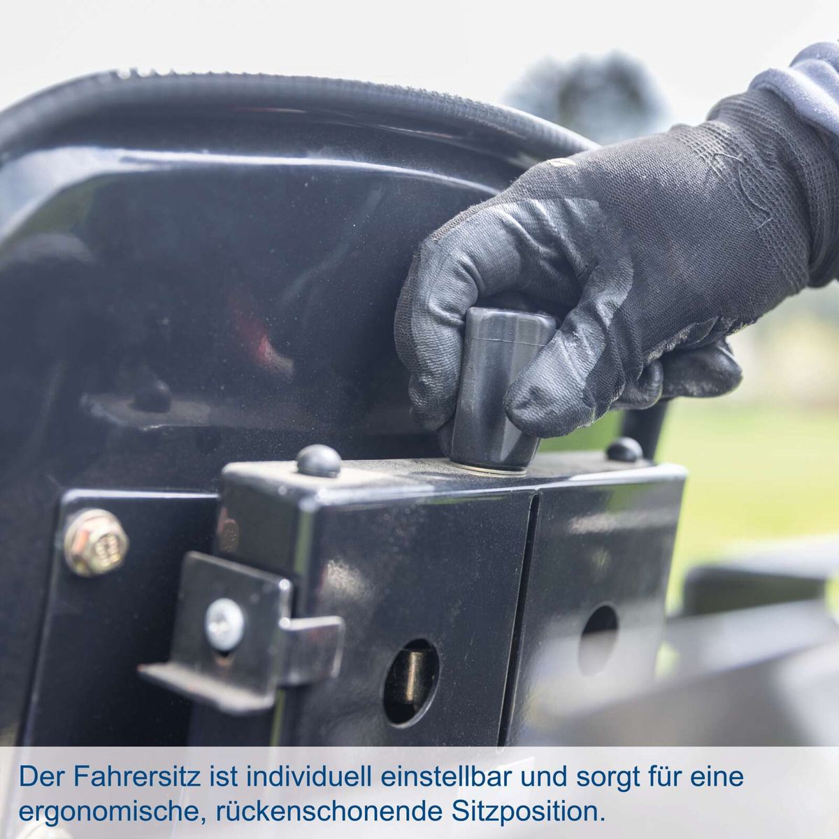 Ergonomische Sitzverstellung für rückenschonende Positionierung des Fahrersitzes