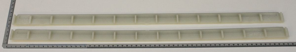 Tischeinlage 1Satz = 2 Stück, Ansicht von oben.