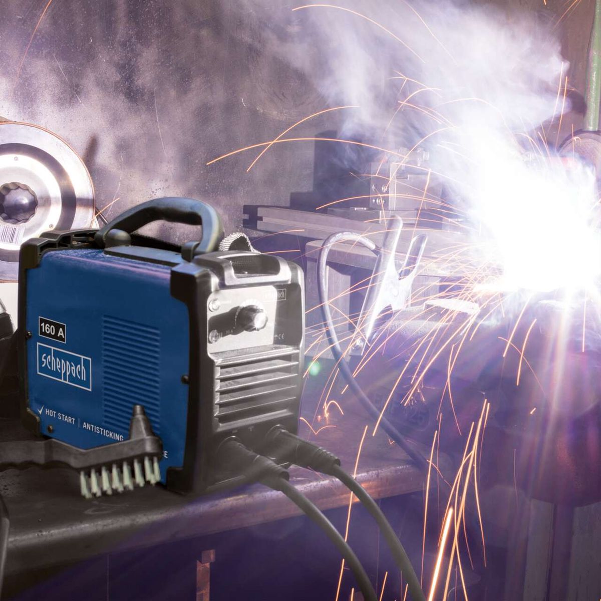 Welding machine (WSE1100) mit Hot Start-Funktion und Antisticking-Technologie, 160A