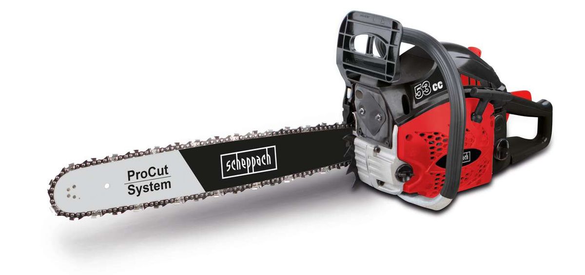 Scheppach Benzinsäge mit ProCut-System und 53cc-Motor