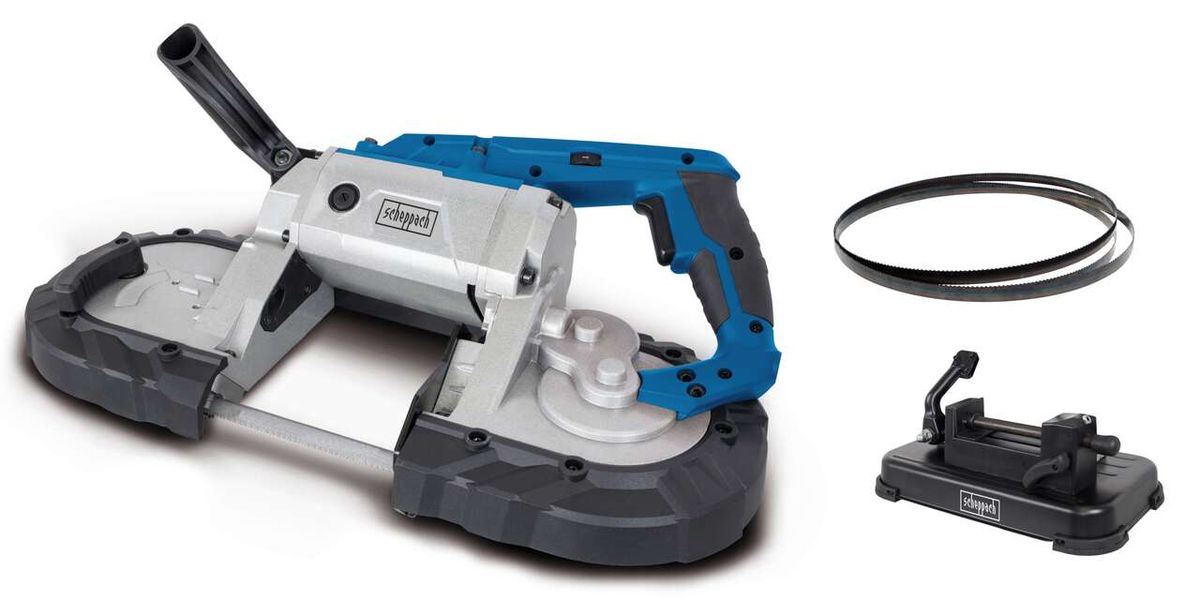 Scheppach-Bandsäge mit Zubehör und Bandschneidscheibe