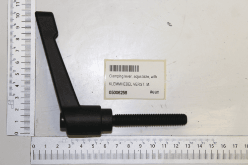KLEMMHEBEL VERST. M. SCHRAUBE von Scheppach, Artikelnummer 05006258, Ansicht von der Seite.