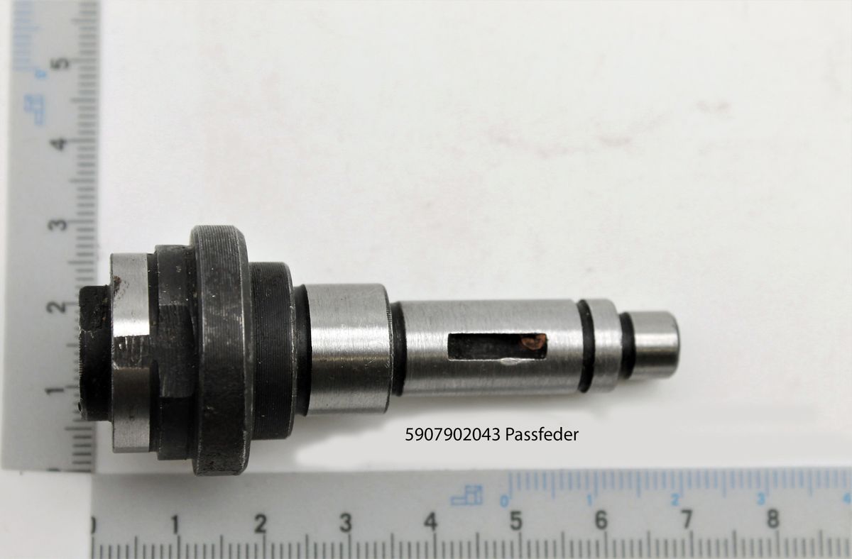 Scheppach-Welle mit Passfederaufnahme, Teil eines Motorwellen-Sets