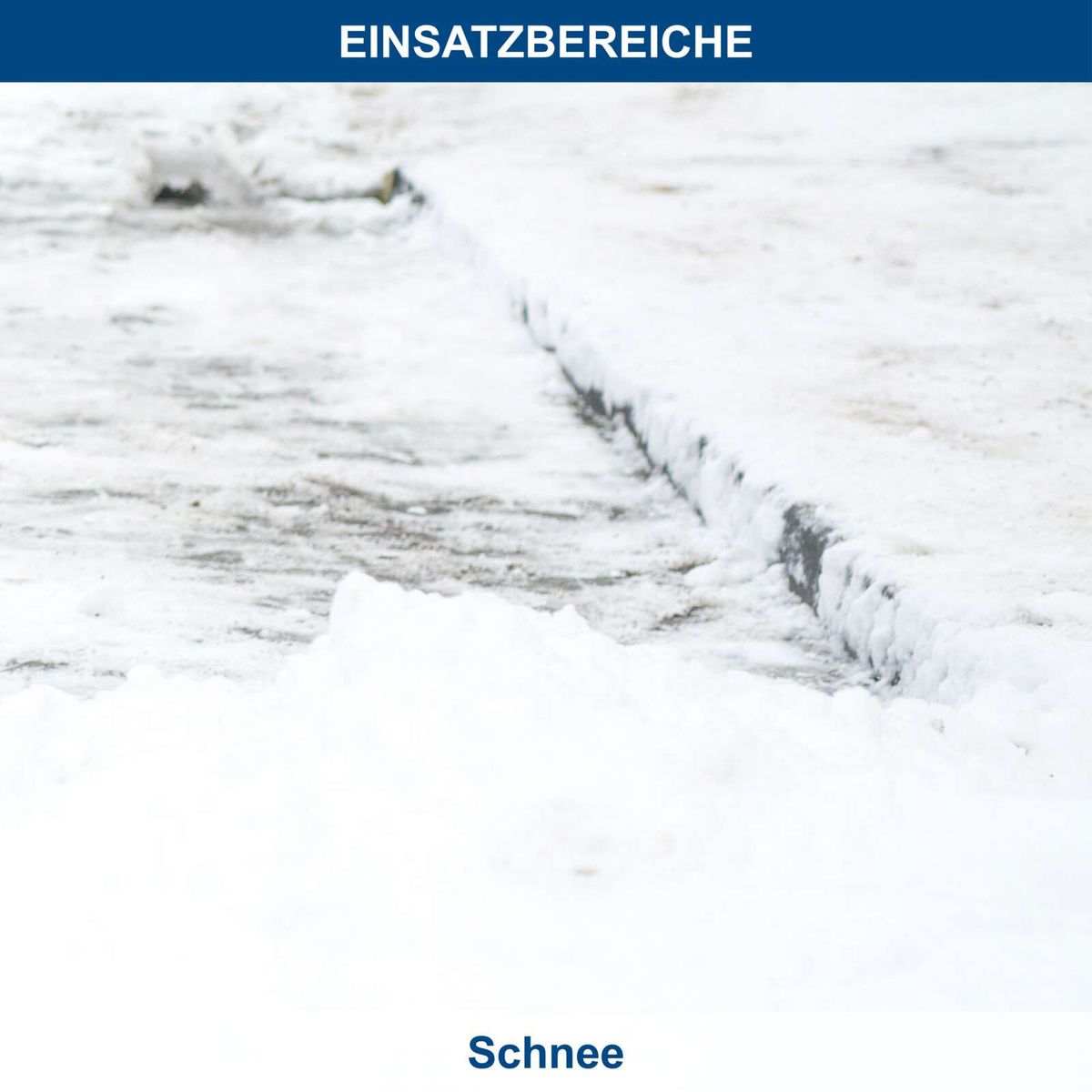 Beschreibung von Einsatzbereichen für Schnee und winterliche Bedingungen