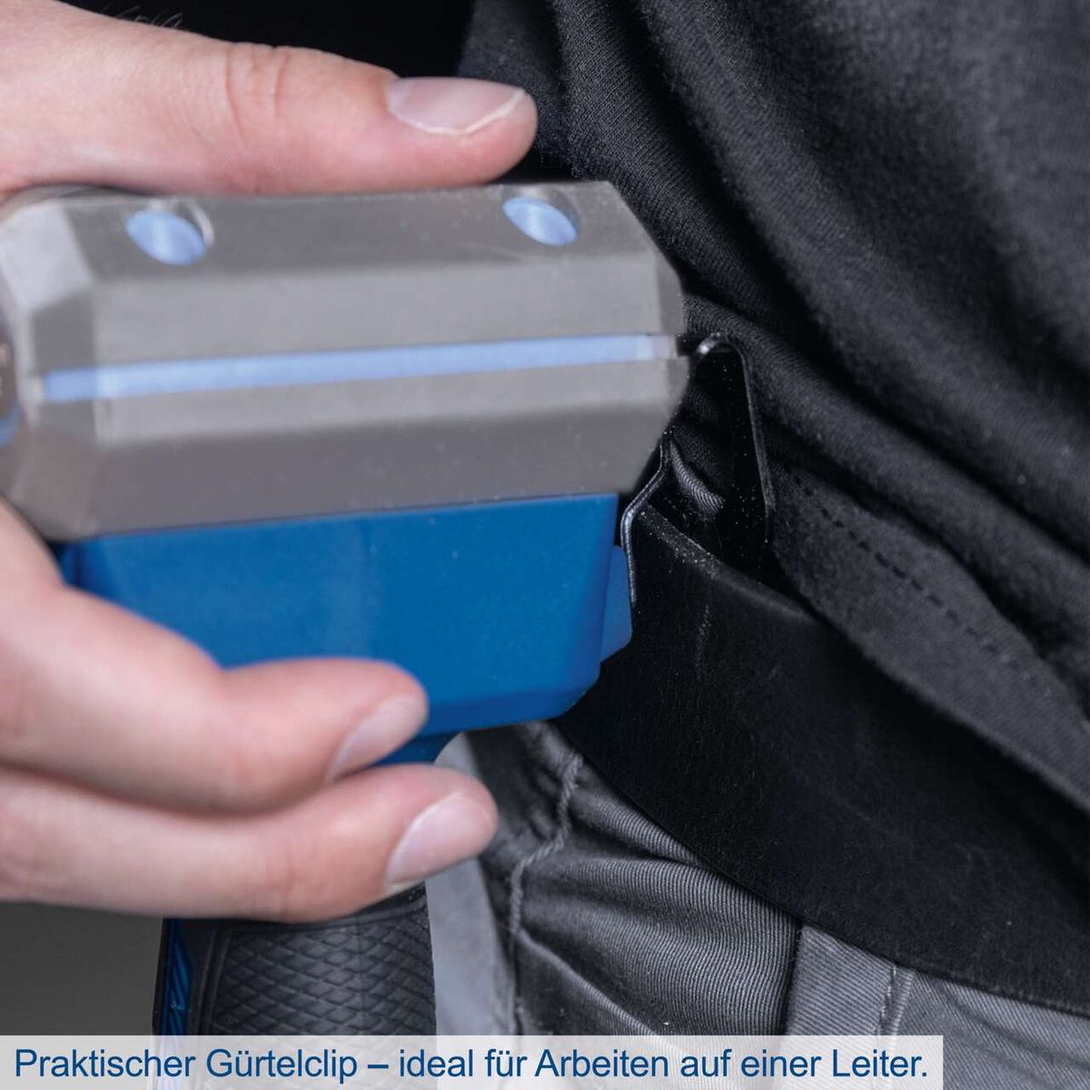 Praktischer Gürtelclip für sichere Befestigung von Werkzeugen auf dem Gürtel