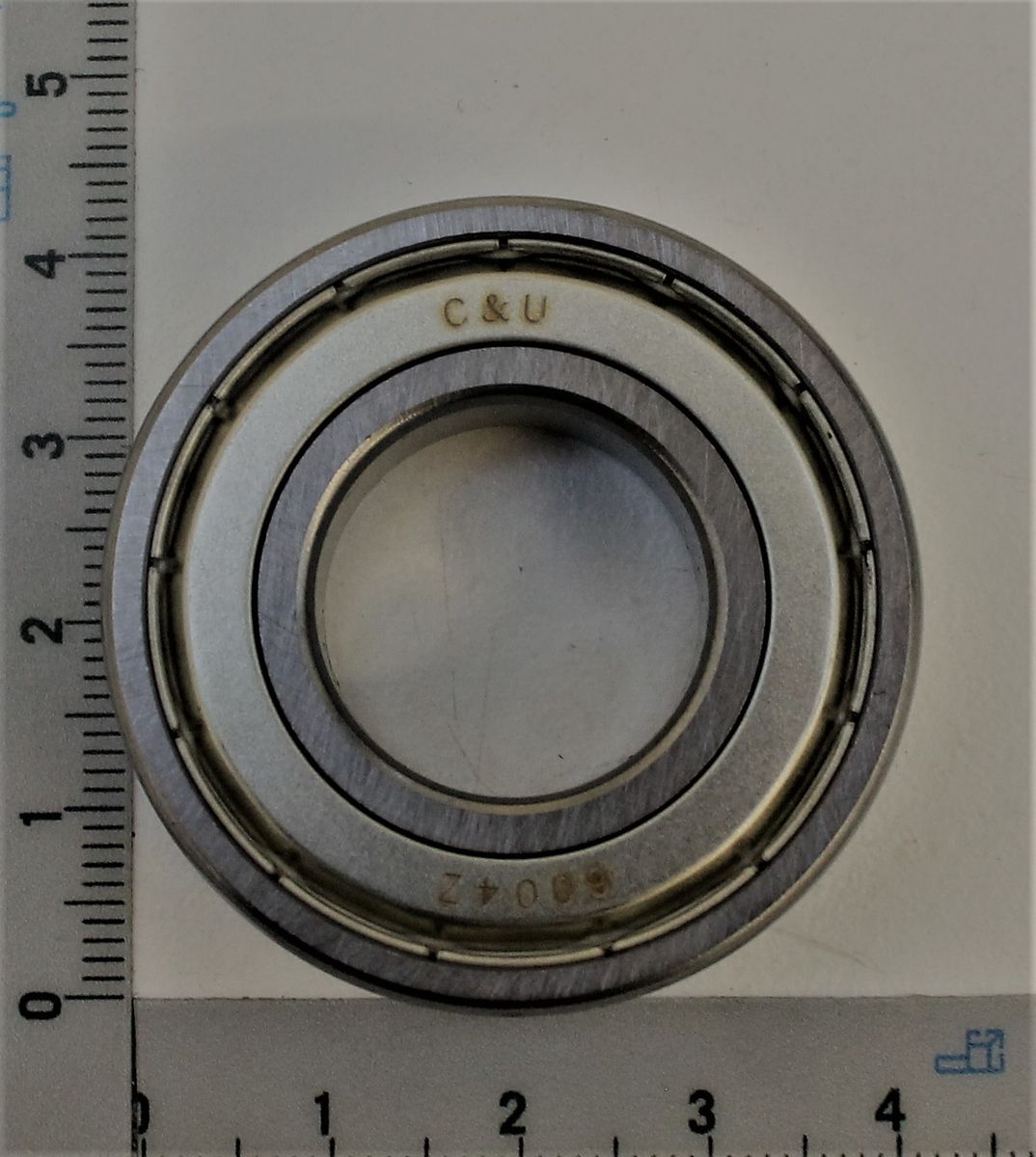 Kugellager mit Markierung C&U und Z+009, Innenmaß 42 mm