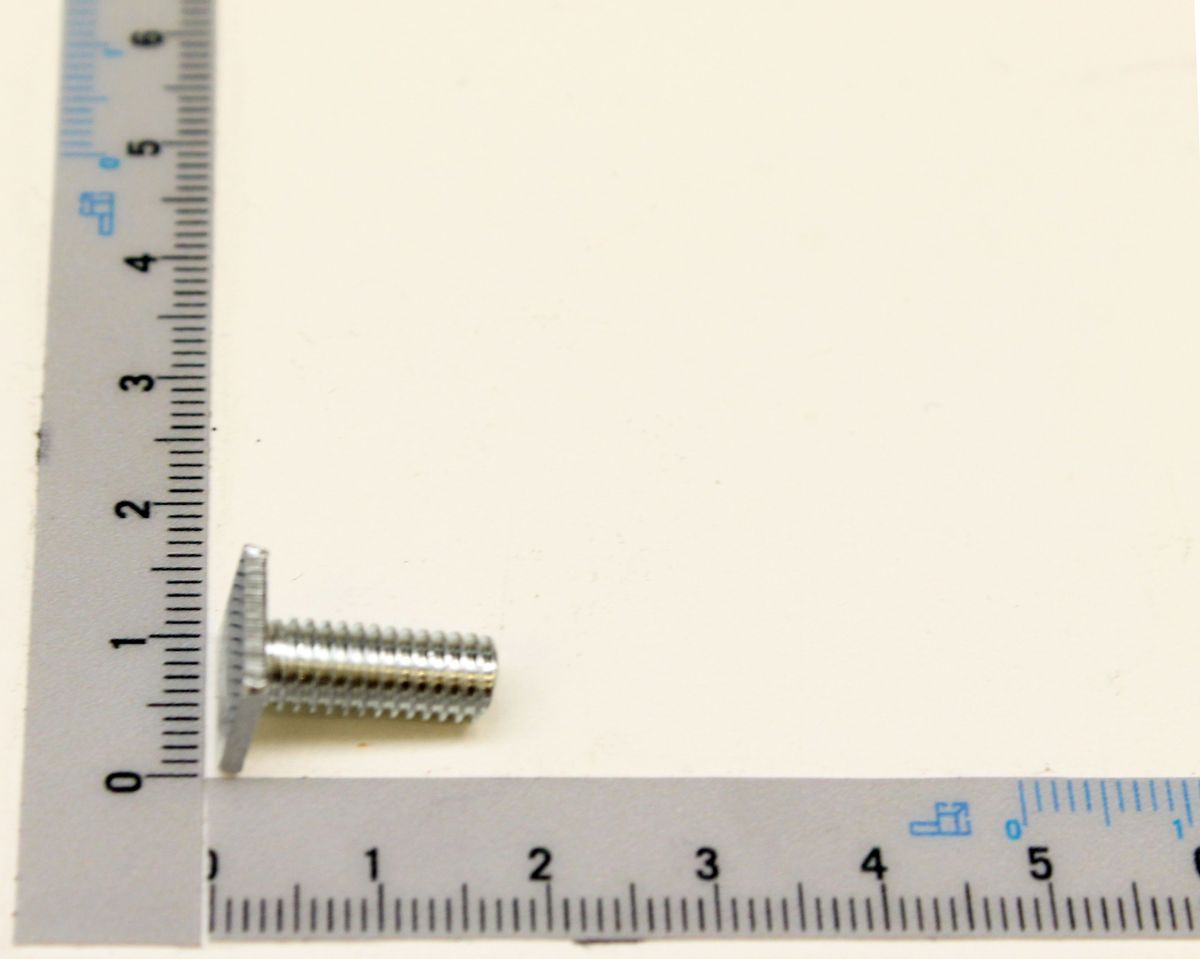 Kopfschraube mit Vierkant, Maßstab für Vergleiche