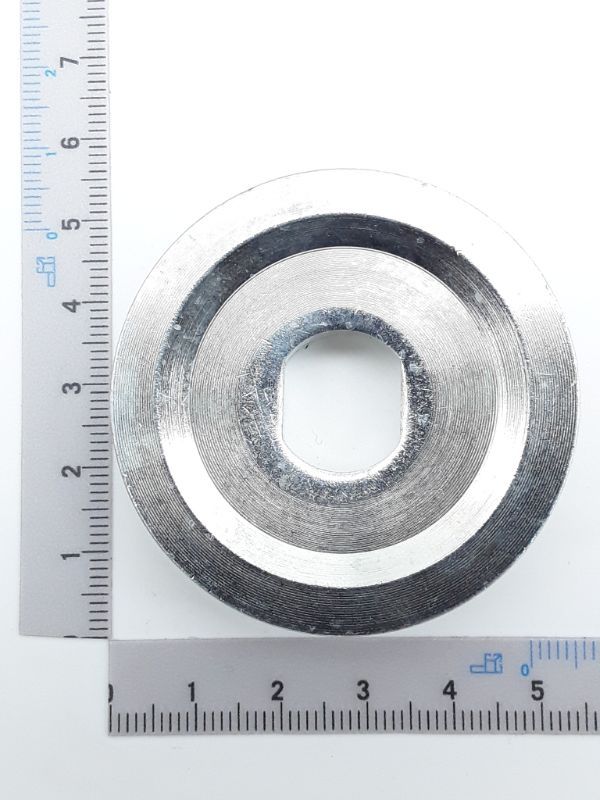 Scheppach-Sägeblattflansch mit integriertem Innenring für Außenanwendung, Ø52x9mm, Ø16.1mm