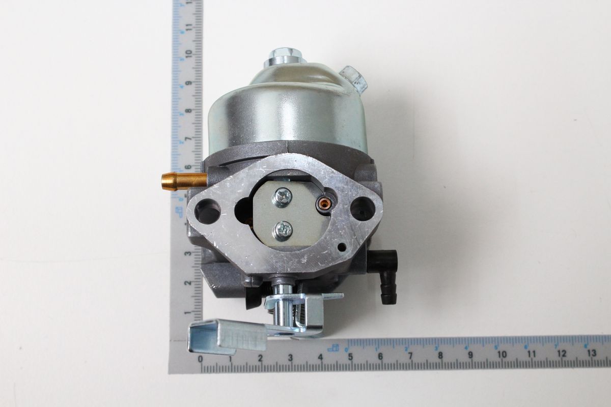 Scheppach-Karbürlator mit integriertem Ventilmechanismus, Detailansicht