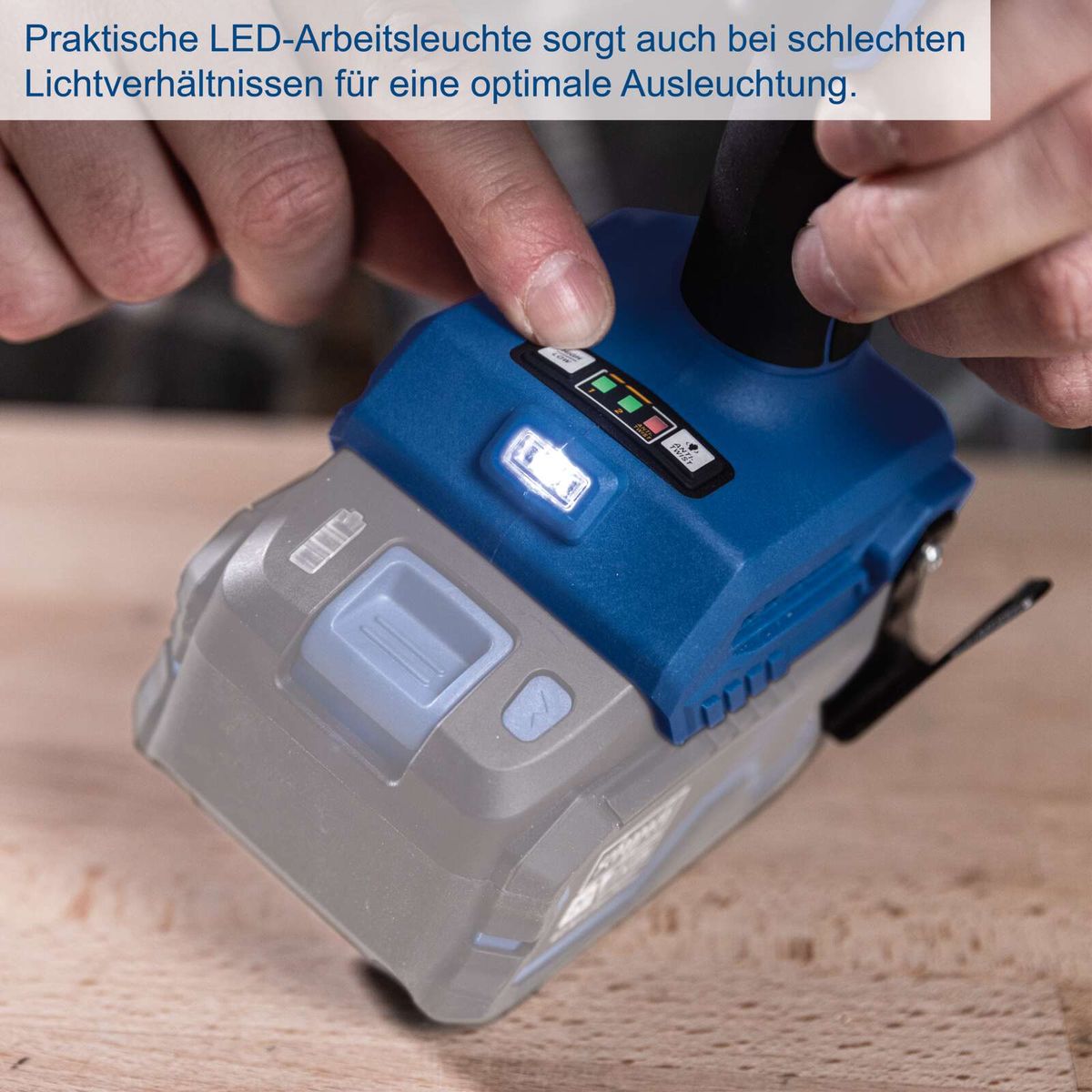 LED-Arbeitsleuchte für bessere Sicht bei Werkzeugbetrieb, optimale Ausleuchtung auch in dunklen Umgebungen