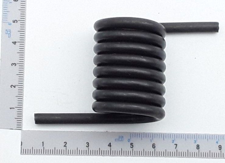 Scheppach-Schenkelfeder (Teil 78) mit spiralförmiger Form, Detailansicht