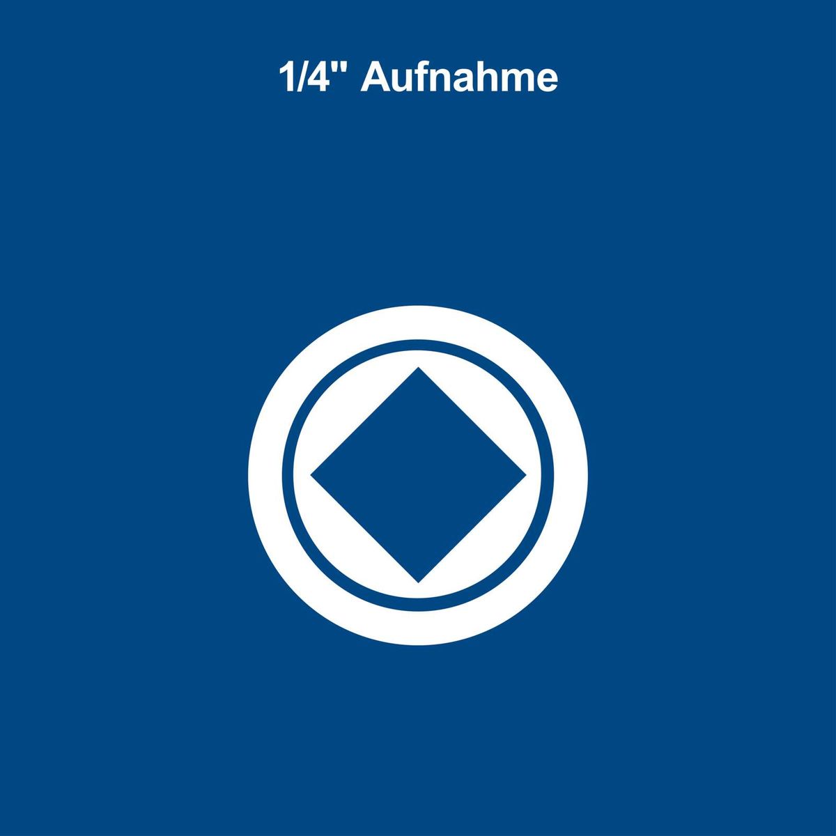 1/4" Aufnahme für präzise Messungen und Aufnahmen