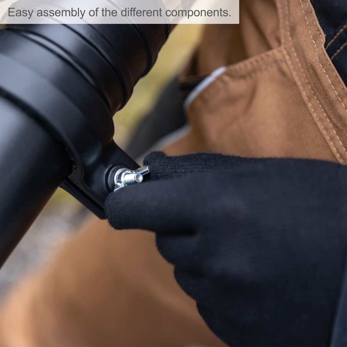 Easy assembly of the different components. The Scheppach petrol leaf blower LB5200BP features easy assembly of the individual parts, making it user-friendly.