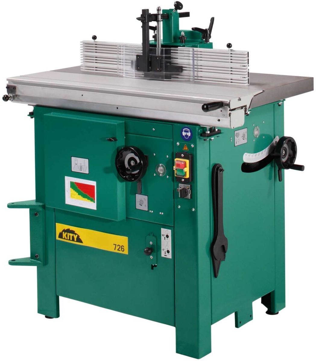 Fräsmaschine 726 von Kity, traditionelles Modell, seitliche Ansicht.