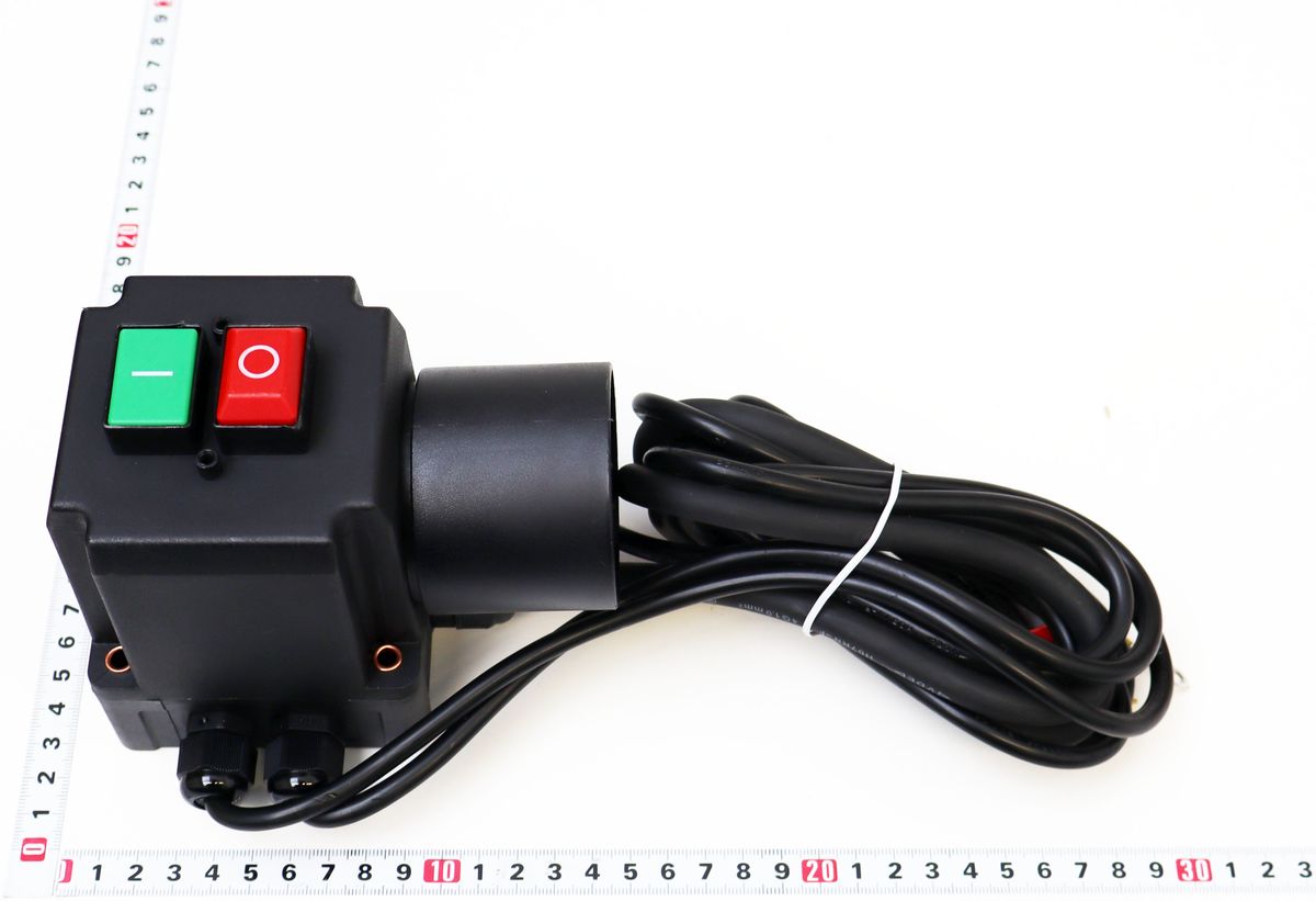 Scheppach-Schalter DKLD DZ08-2 mit Bedienelementen und Anschlusskabel