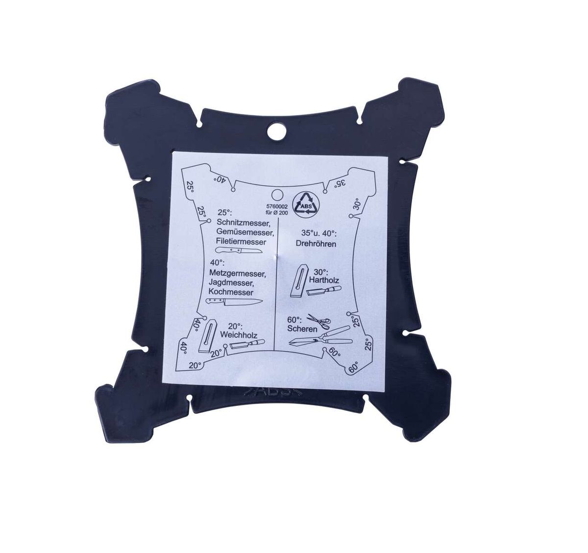 Winkellehre 200 von Scheppach, Ansicht von oben.