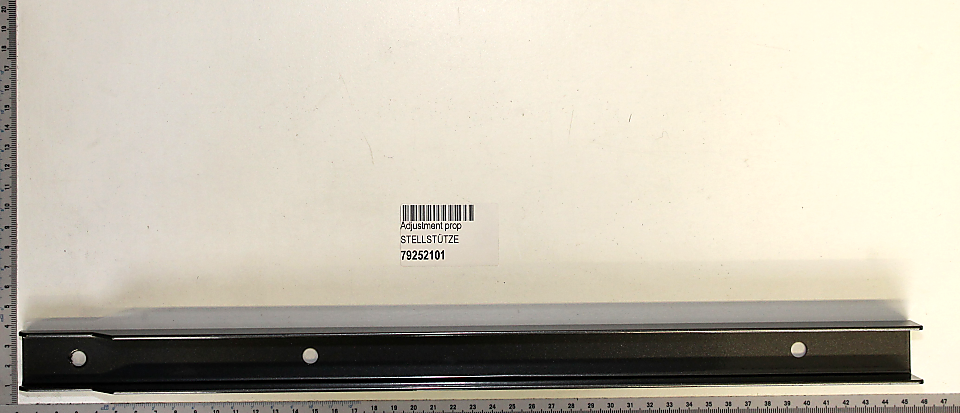 Stellstütze 2x74x498 von Scheppach, Artikelnummer 79252101, von der Seite fotografiert.