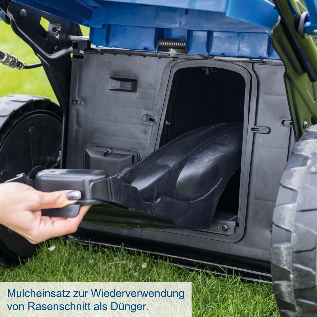 Mulchset für Wiederverwendung von Rasenschnitt als Dünger