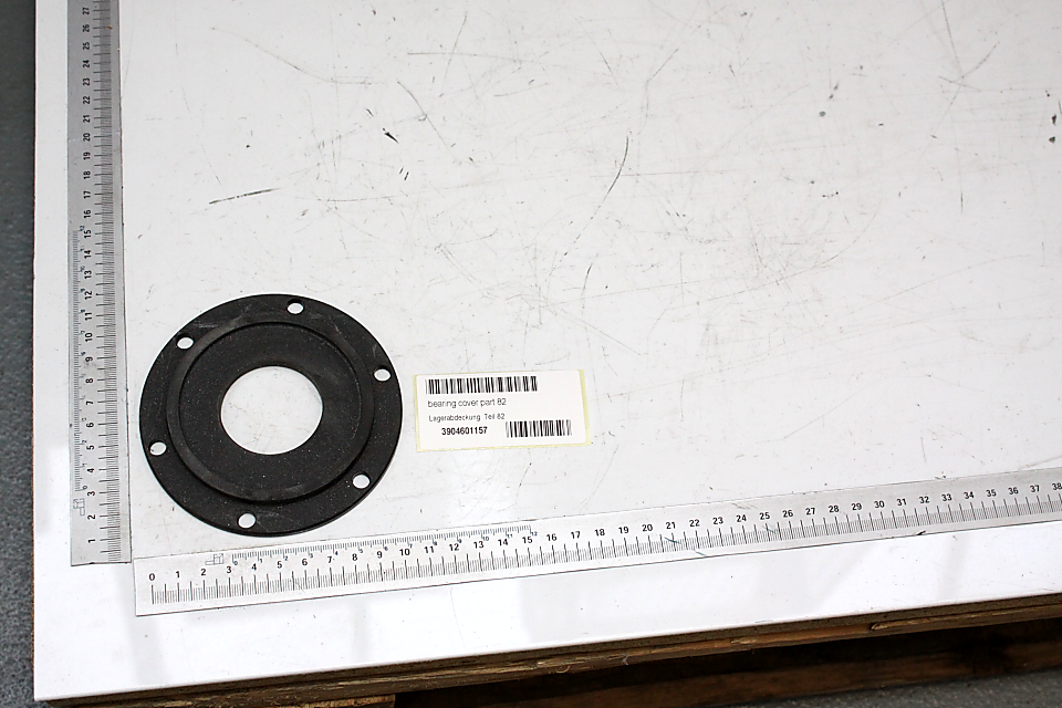 Scheppach Lagerabdeckung (Teil 82) mit Beschriftung und Maßband für präzise Verarbeitung