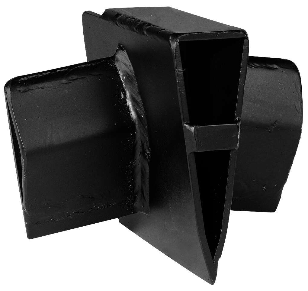 Scheppach Spaltkreuz, Ansicht von vorne. Das Werkzeug ist aus Metall gefertigt und dient zum Spalten von Holz.