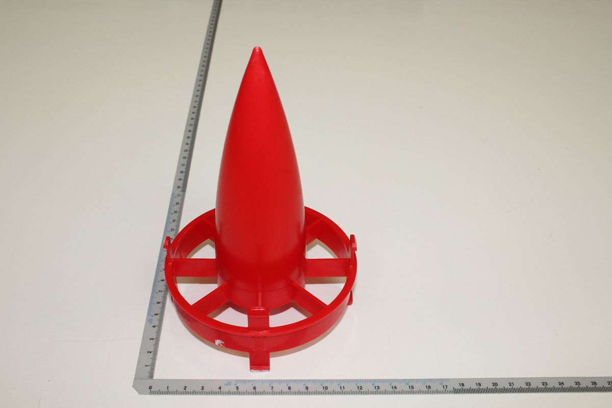 Scheppach Düse mit konischer Spitze und ringförmiger Basis für präzise Anwendung