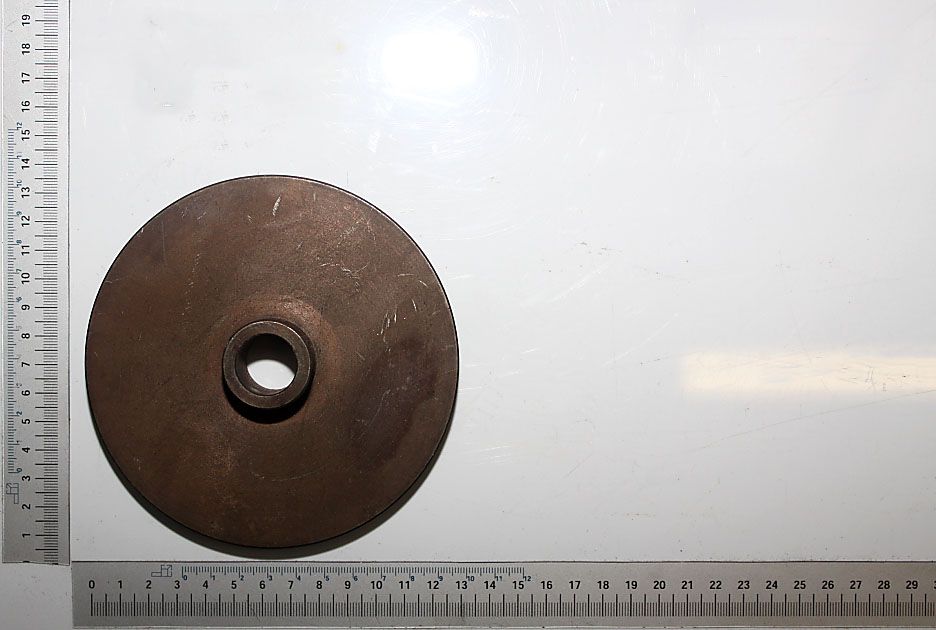 Skala mit zentralem Loch für mechanische Anwendung, Teil eines Sägeblattflansches
