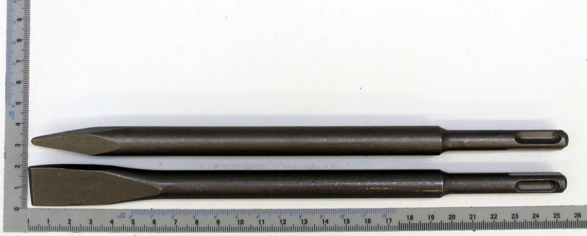 Scheppach-Spitzmeißel und Flachmeißel aus der SDS-Plus-Set-DH1300Plus-Kollektion
