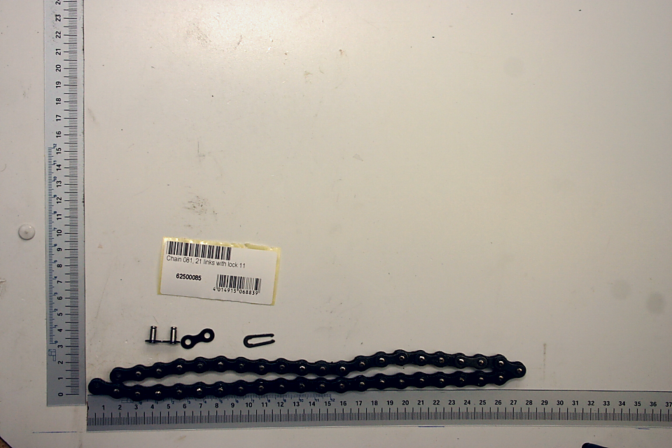 Scheppach Rollenkette mit 41 Gliedern und Schloss, 11-fach verriegelbar