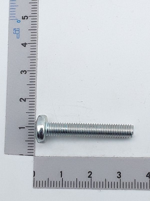 Scheppach-Linsenschraube M5x30 verzinkt, verzinkter Kopfschrauben mit Gewinde