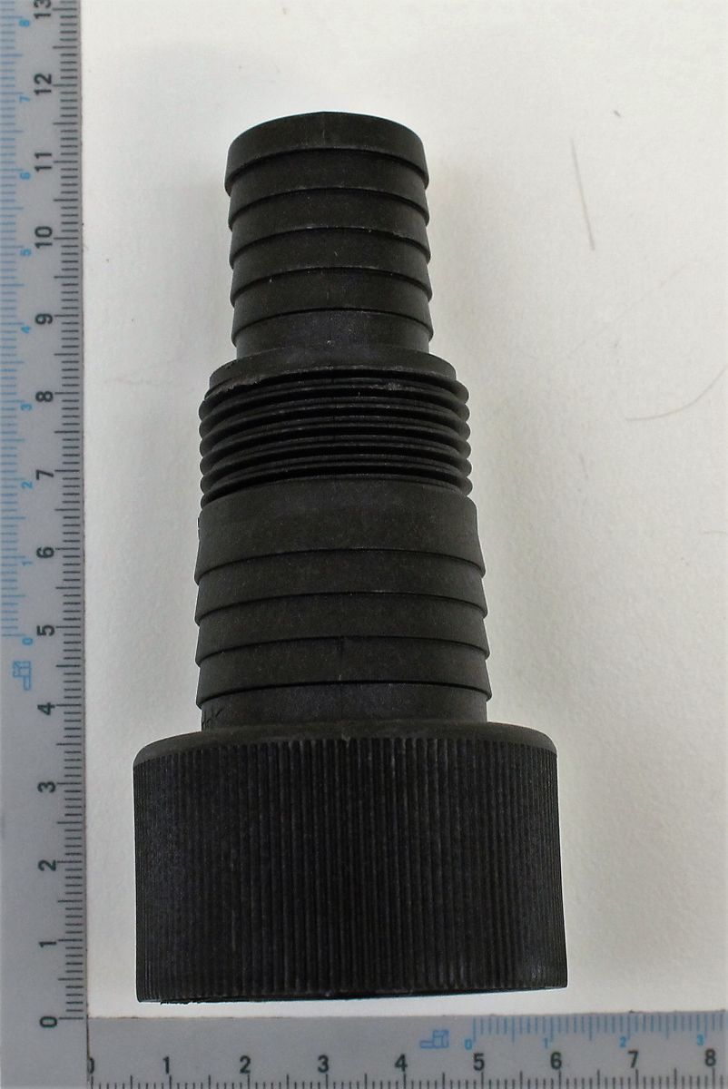 Adapterstück mit Gewinde und Ringansatz für Schlauchverbindung