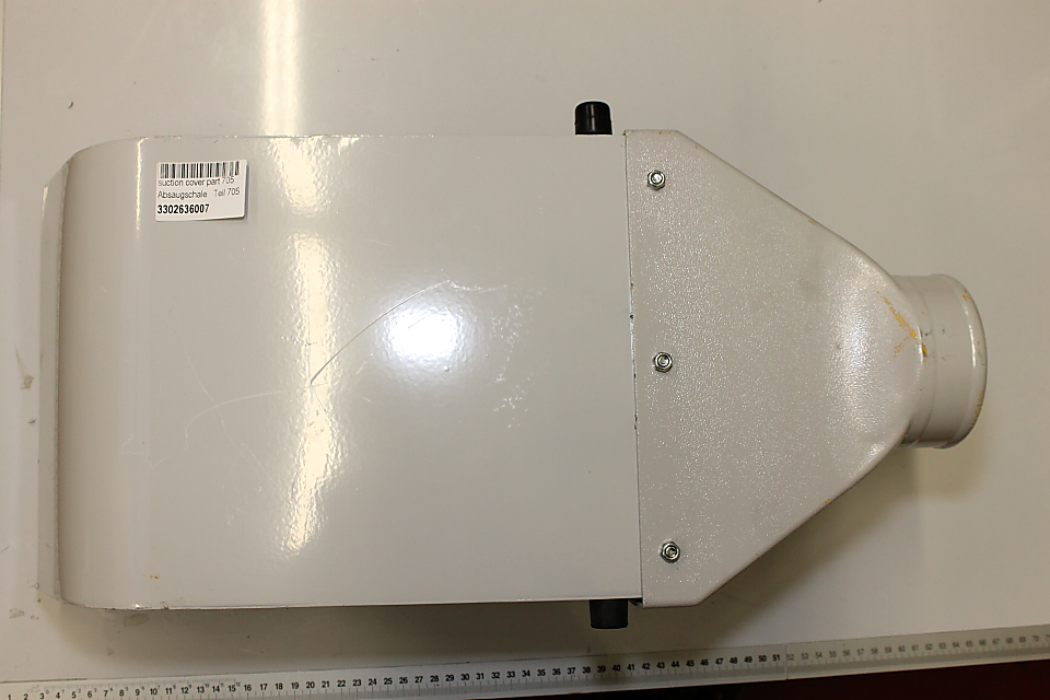 Absaugschale kpl., Teil 705, Artikelnummer 3302636007, Ansicht von der Seite.