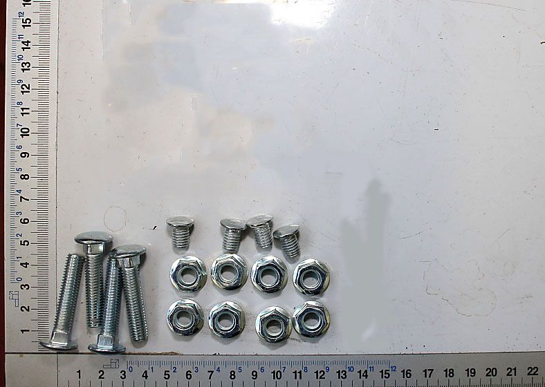 Set aus Schrauben und Muttern für Scheppach-Schraubenbeutel