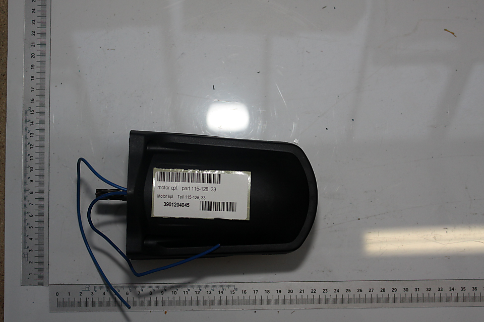 Scheppach-Motorkomponente (Teil 115-128) mit Seriennummer und Kabelanschluss