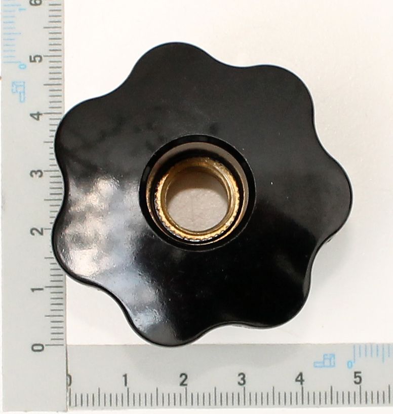 Scheppach-Sterngriffmutter mit integriertem Innengewinde, M12