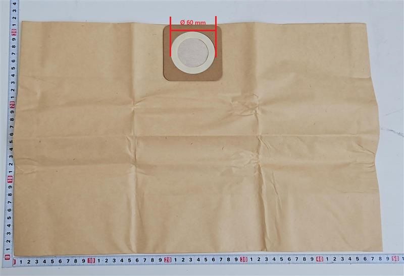Skala mit Messfeld und integriertem Messobjekt auf Papier