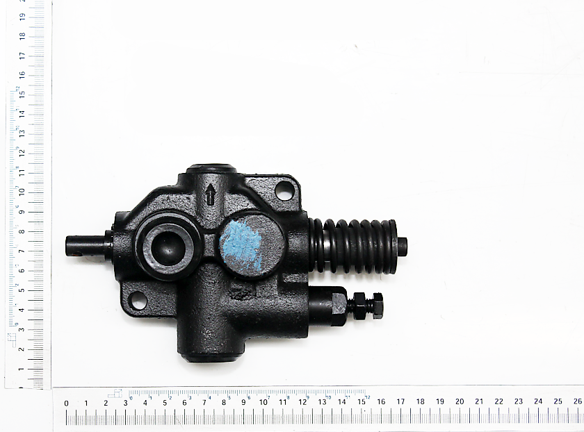 Hydraulikventil mit integriertem Rückschlagventil und Anschluss für Hydraulikflüssigkeit