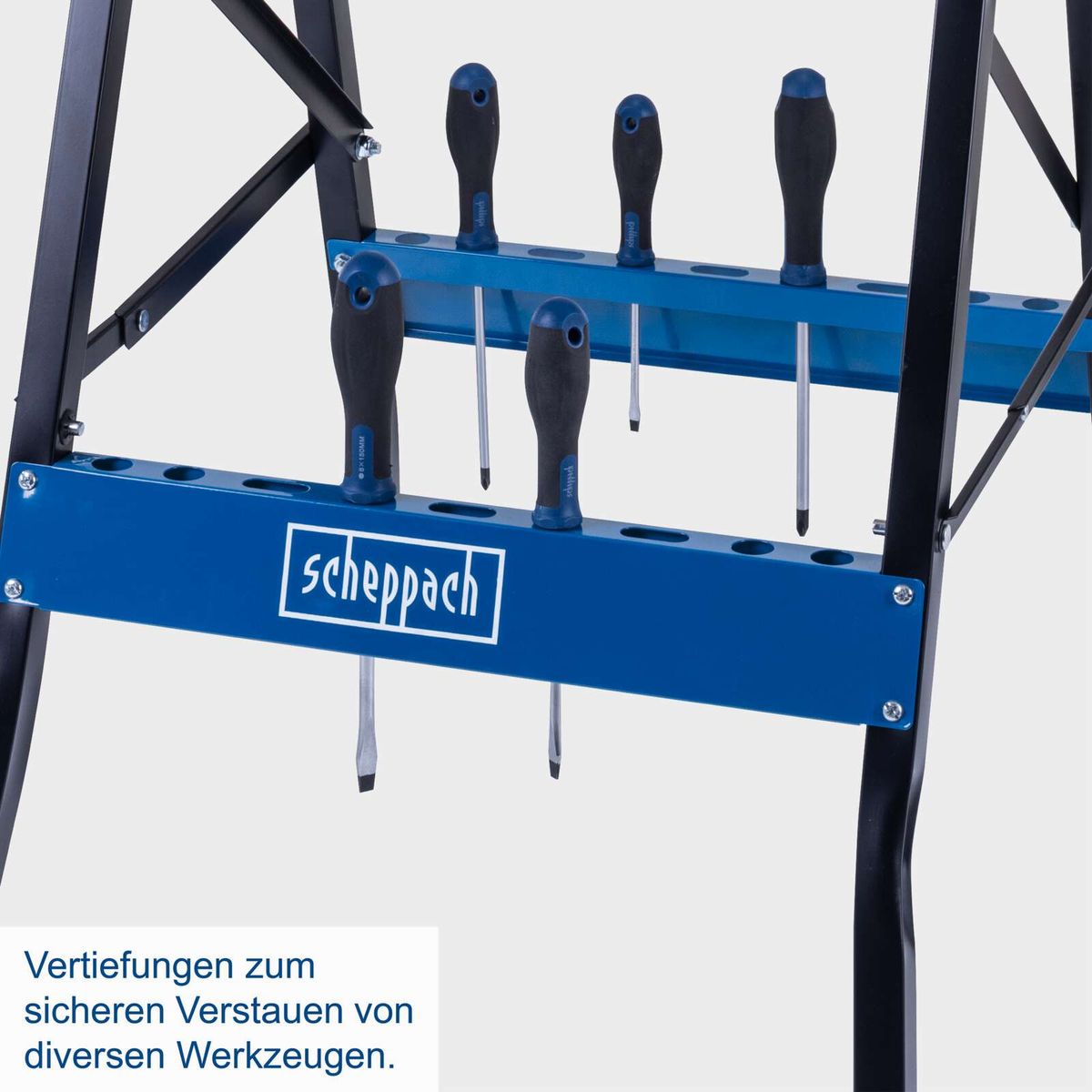 Tragfeste Spanntischplatte für sicheres Verstellen verschiedener Werkzeuge