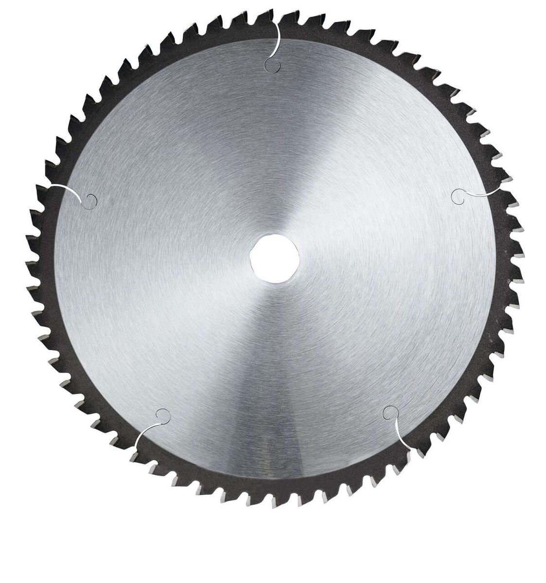 Rundes Kreissägeblatt mit 60 Zähnen, von vorne
