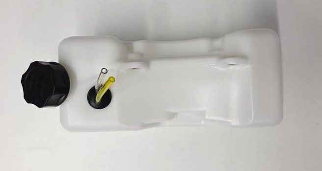 Scheppach-Tankteil mit integriertem Ventil und Messinstrument