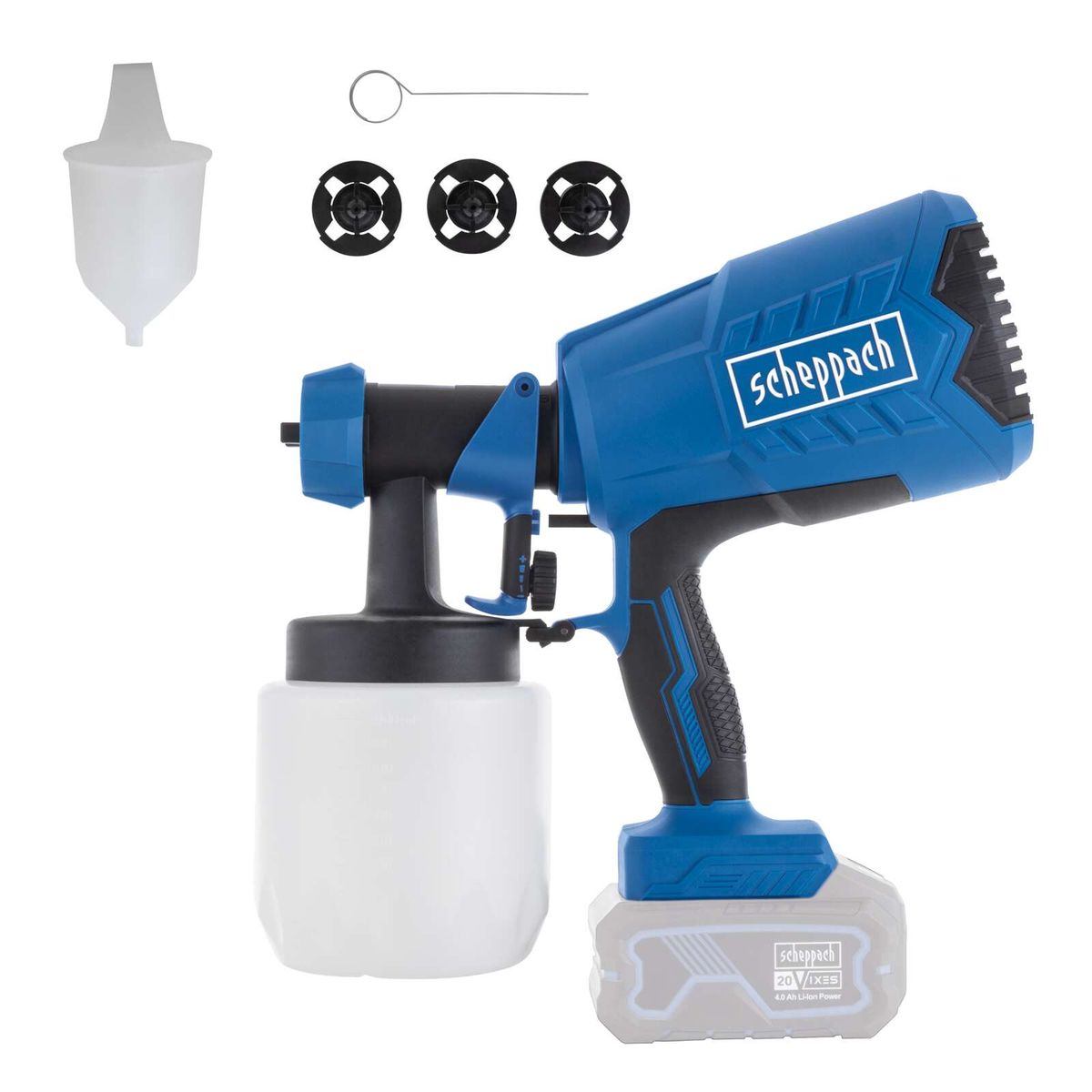 Akku-Farbsprühsystem C-APS700-X Scheppach - 20V | 700ml/min Durchfluss