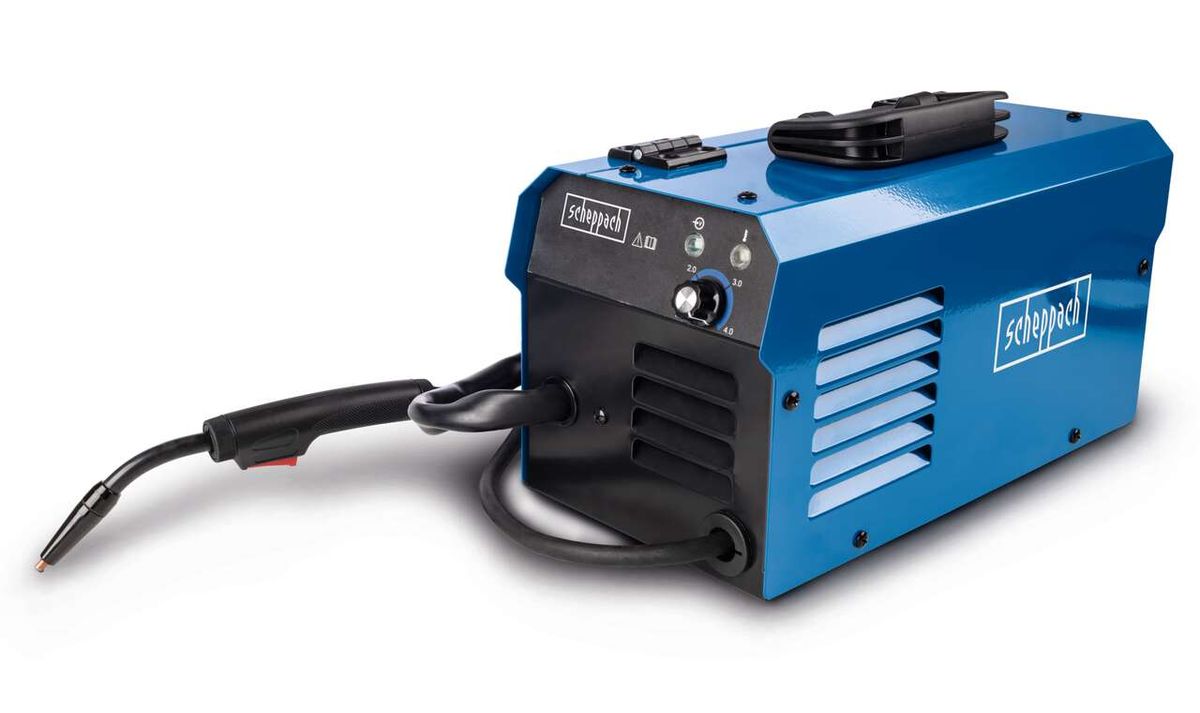 Scheppach Schweißgerät WSE3500 mit MIG-Schlauch und Spulen