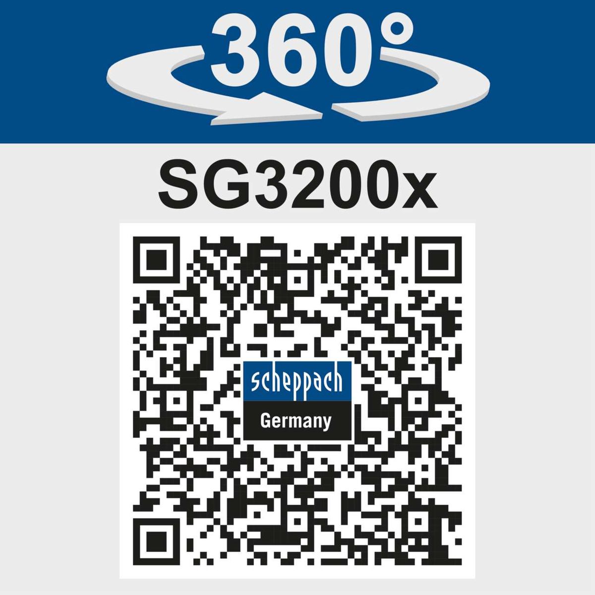 Scheppach-Generator SG3200x mit 360°-Drehfunktion für flexible Platzierung