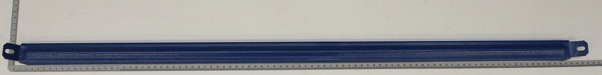 Tischverlängerungsstütze blau RAL5005, Teil 6. Die Stütze wird von der Seite gezeigt.
